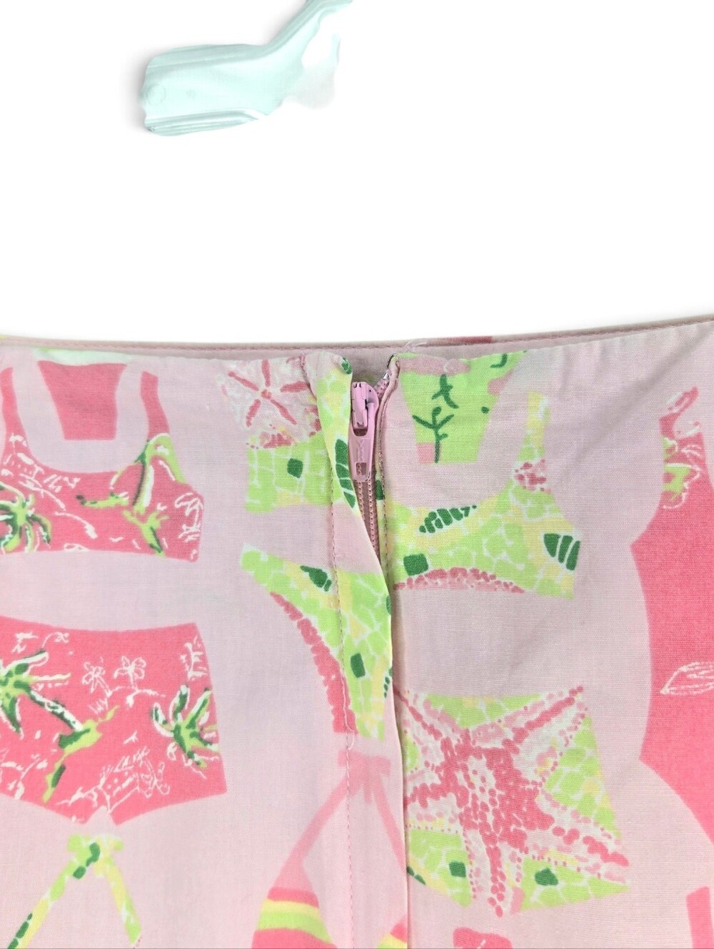 Lilly Pulitzer Cotton Skirt. Pink/green. Size 12 - Picture 3 of 9